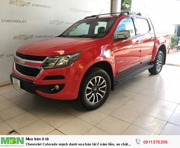 Chevrolet Colorado mệnh danh vua bán tải 2 năm liền, xe chất lượng, hậu mãi tốt.