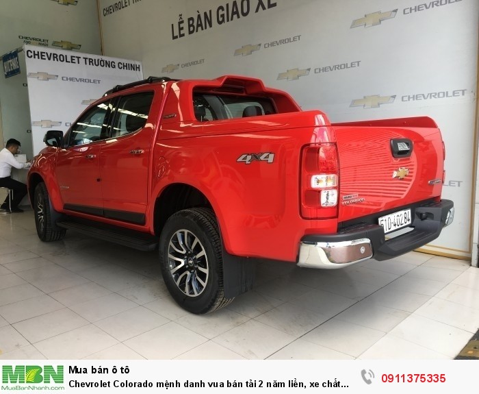 Chevrolet Colorado mệnh danh vua bán tải 2 năm liền, xe chất lượng, hậu mãi tốt.