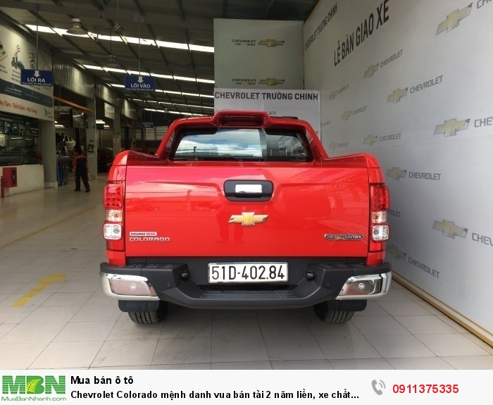 Chevrolet Colorado mệnh danh vua bán tải 2 năm liền, xe chất lượng, hậu mãi tốt.
