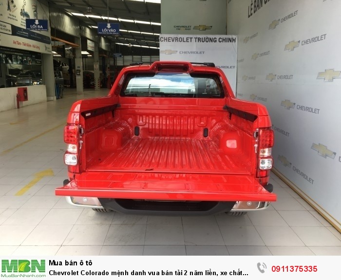 Chevrolet Colorado mệnh danh vua bán tải 2 năm liền, xe chất lượng, hậu mãi tốt.