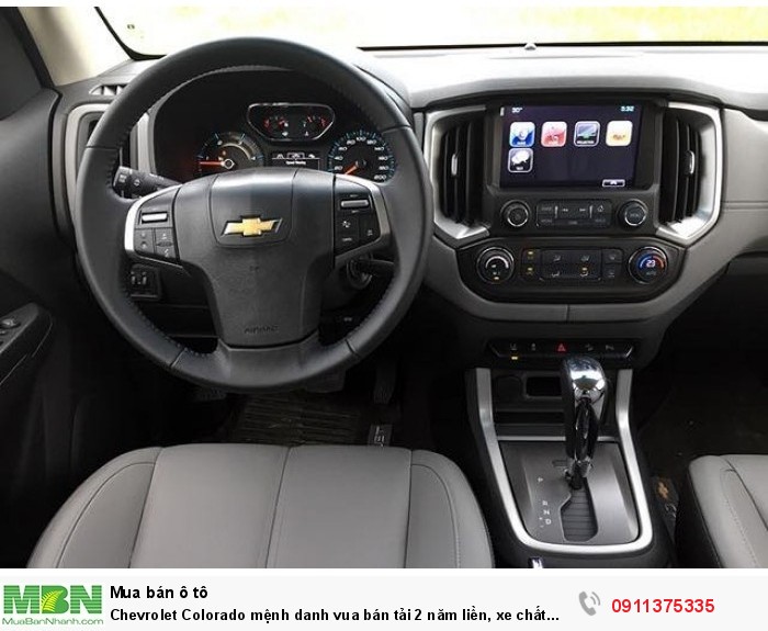 Chevrolet Colorado mệnh danh vua bán tải 2 năm liền, xe chất lượng, hậu mãi tốt.