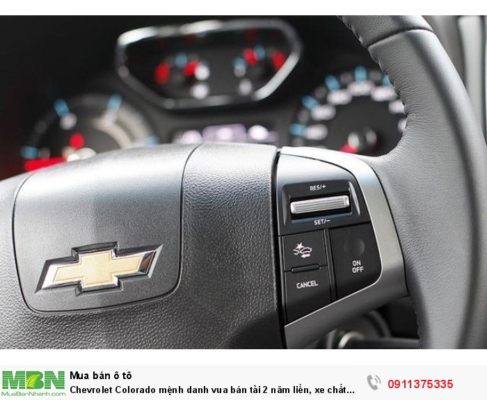 Chevrolet Colorado mệnh danh vua bán tải 2 năm liền, xe chất lượng, hậu mãi tốt.