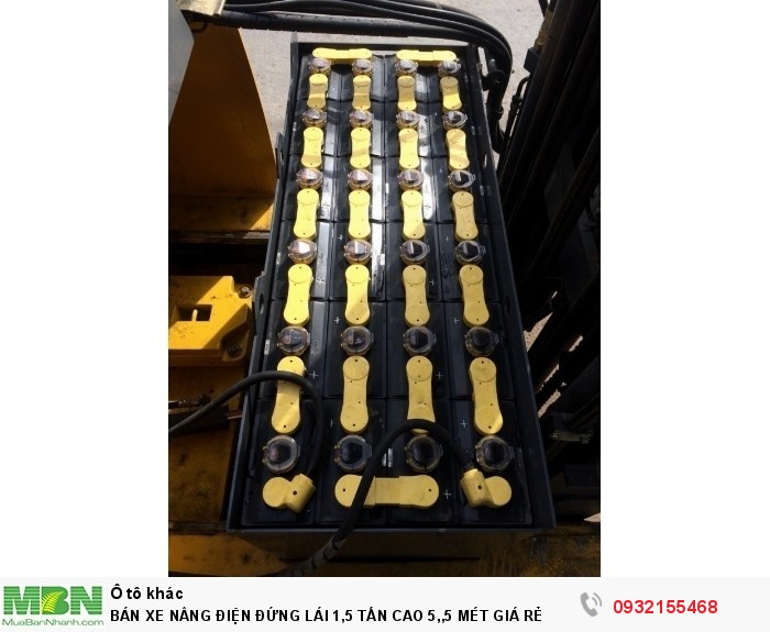 Bán Xe Nâng Điện Đứng Lái 1,5 Tấn Cao 5,5 Mét Giá Rẻ