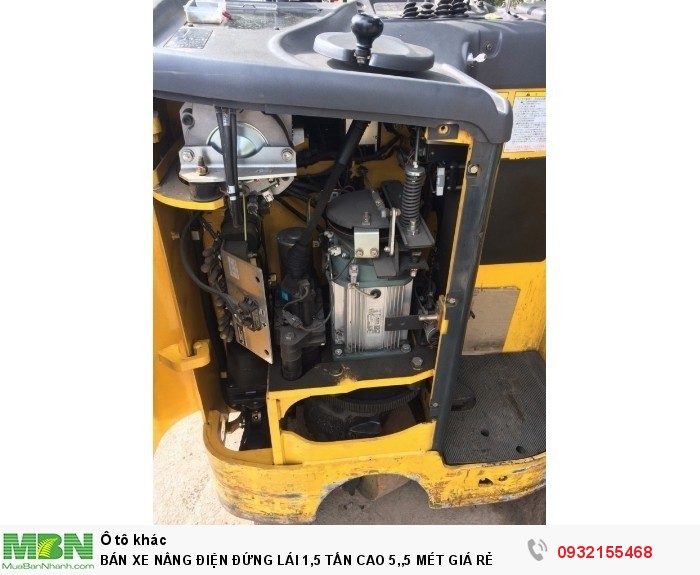 Bán Xe Nâng Điện Đứng Lái 1,5 Tấn Cao 5,5 Mét Giá Rẻ