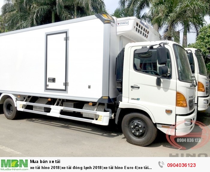 xe tải Hino 2018|xe tải đông lạnh 2018|xe tải Hino Euro 4|xe tải Hino 6,4 tấn 2018