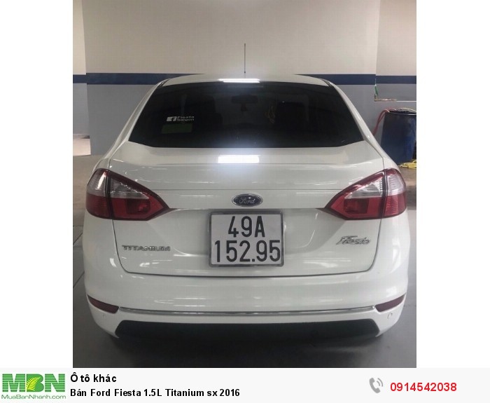 Bán Ford Fiesta 1.5L Titanium sx 2016