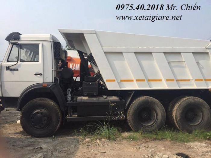 Xe Ben Kamaz 65115  (6x4) Thùng Vat 10,3 Khối Giá Rẻ Nhất Thị Trừơng