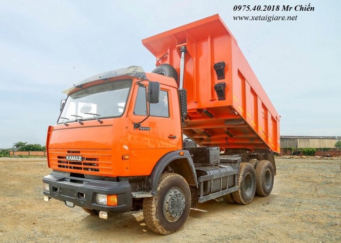 Xe Ben Kamaz 65115  (6x4) Thùng Vat 10,3 Khối Giá Rẻ Nhất Thị Trừơng