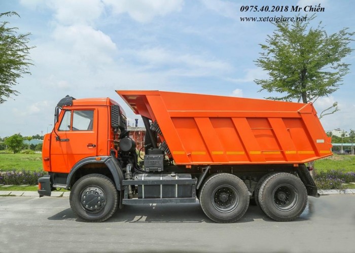 Xe Ben Kamaz 65115  (6x4) Thùng Vat 10,3 Khối Giá Rẻ Nhất Thị Trừơng
