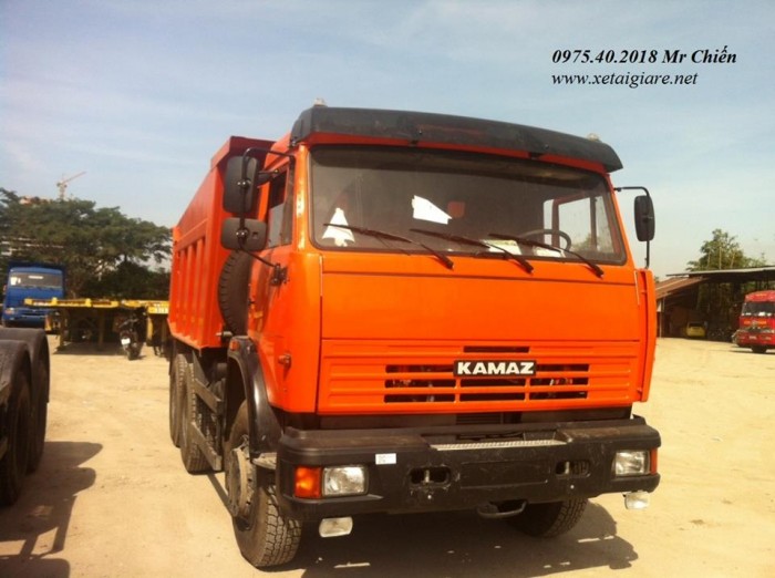 Xe Ben Kamaz 65115  (6x4) Thùng Vat 10,3 Khối Giá Rẻ Nhất Thị Trừơng