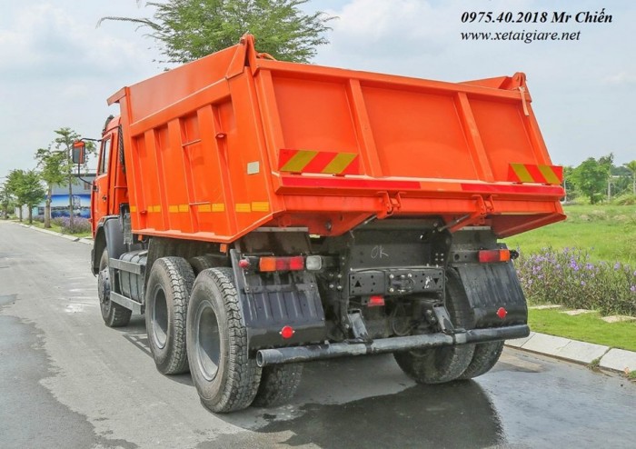 Xe Ben Kamaz 65115  (6x4) Thùng Vat 10,3 Khối Giá Rẻ Nhất Thị Trừơng