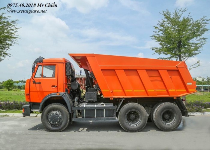 Xe Ben Kamaz 65115  (6x4) Thùng Vat 10,3 Khối Giá Rẻ Nhất Thị Trừơng