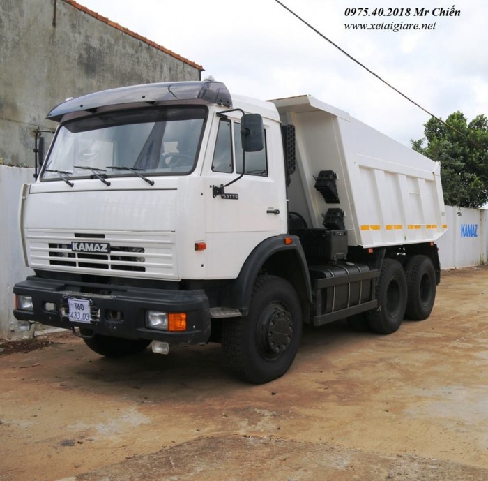 Xe Ben Kamaz 65115  (6x4) Thùng Vat 10,3 Khối Giá Rẻ Nhất Thị Trừơng
