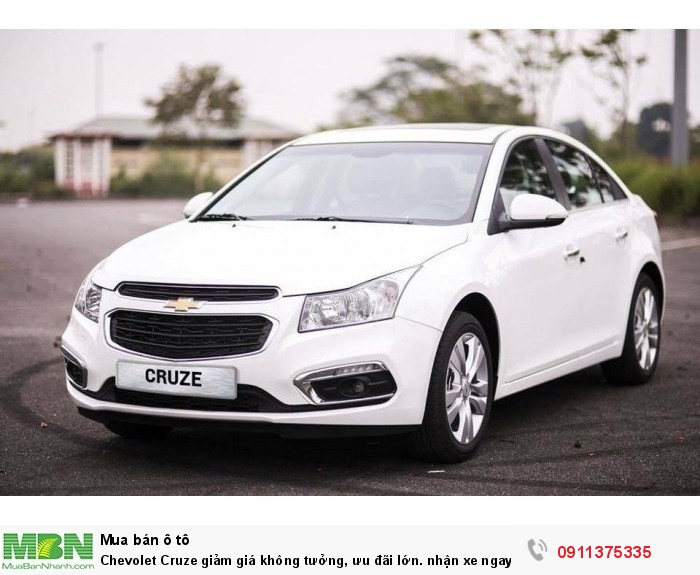 Chevolet Cruze giảm giá không tưởng, ưu đãi lớn. nhận xe ngay.