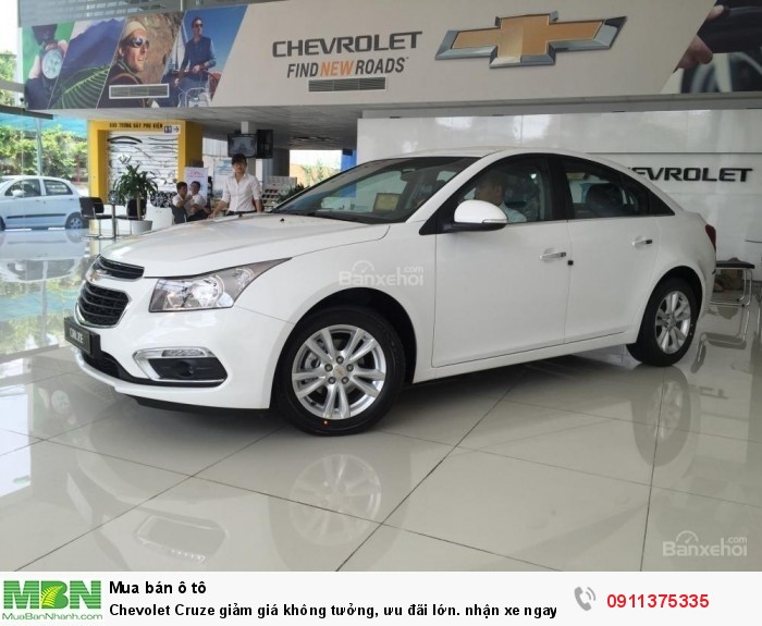 Chevolet Cruze giảm giá không tưởng, ưu đãi lớn. nhận xe ngay.