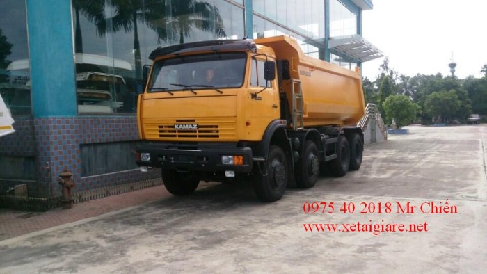 Xe Ben Kamaz 6540 (8x4) Thùng 15 Giá Rẻ Nhất Thị Trừơng