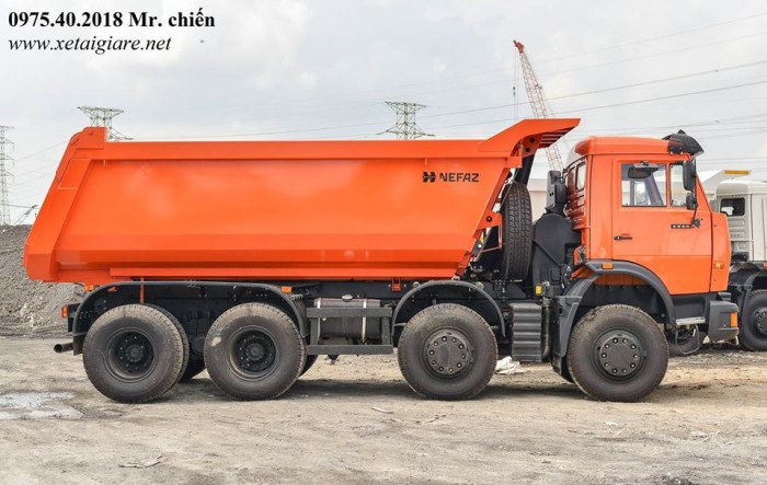 Xe Ben Kamaz 6540 (8x4) Thùng 15 Giá Rẻ Nhất Thị Trừơng