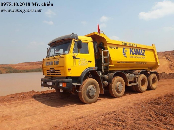 Xe Ben Kamaz 6540 (8x4) Thùng 15 Giá Rẻ Nhất Thị Trừơng