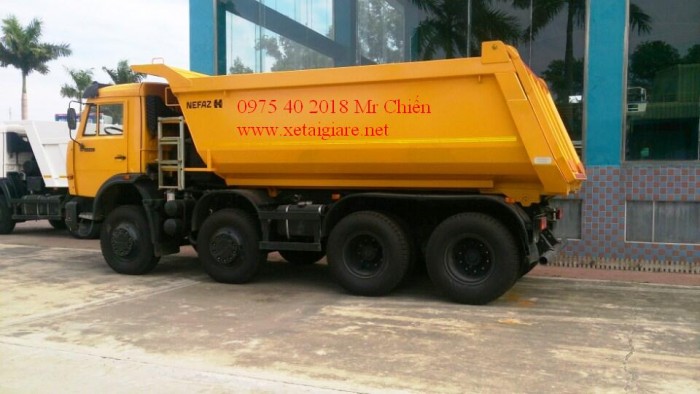 Xe Ben Kamaz 6540 (8x4) Thùng 15 Giá Rẻ Nhất Thị Trừơng