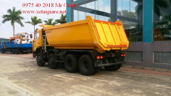 Xe Ben Kamaz 6540 (8x4) Thùng 15 Giá Rẻ Nhất Thị Trừơng