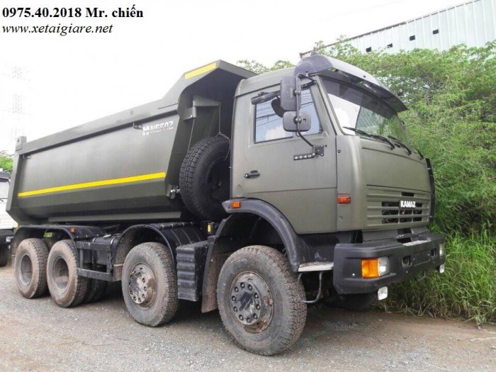 Xe Ben Kamaz 6540 (8x4) Thùng 15 Giá Rẻ Nhất Thị Trừơng