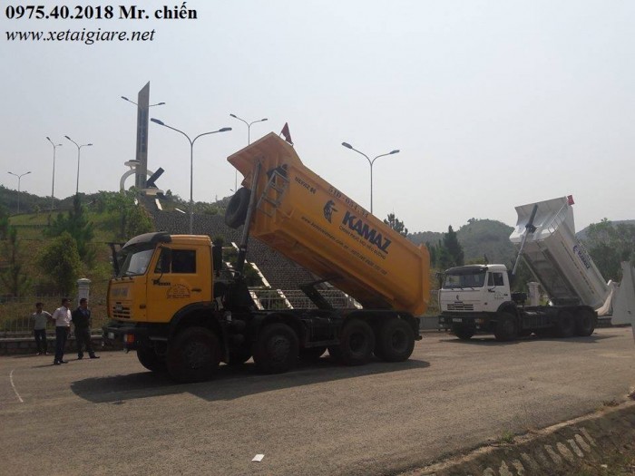 Xe Ben Kamaz 6540 (8x4) Thùng 15 Giá Rẻ Nhất Thị Trừơng