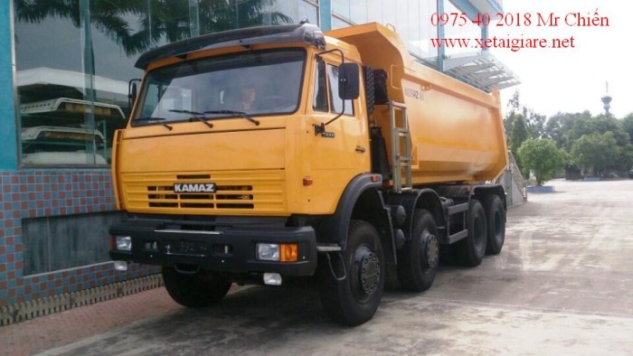 Xe Ben Kamaz 6540 (8x4) Thùng 15 Giá Rẻ Nhất Thị Trừơng