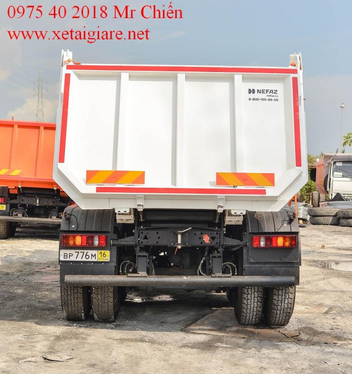 Xe Ben Kamaz 6540 (8x4) Thùng 15 Giá Rẻ Nhất Thị Trừơng