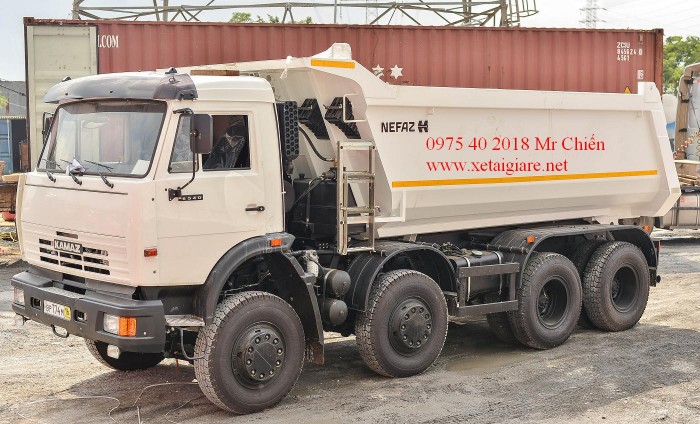 Xe Ben Kamaz 6540 (8x4) Thùng 15 Giá Rẻ Nhất Thị Trừơng