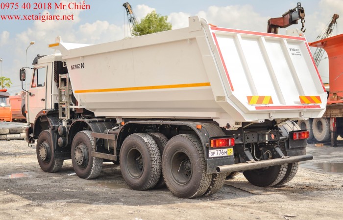 Xe Ben Kamaz 6540 (8x4) Thùng 15 Giá Rẻ Nhất Thị Trừơng