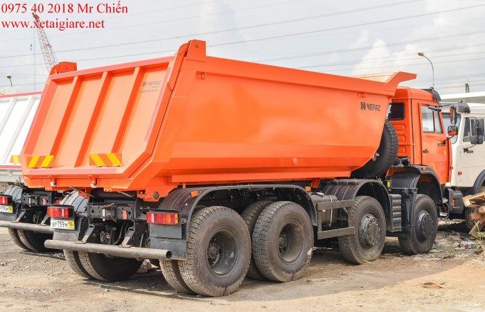 Xe Ben Kamaz 6540 (8x4) Thùng 15 Giá Rẻ Nhất Thị Trừơng