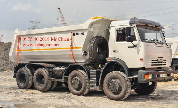 Xe Ben Kamaz 6540 (8x4) Thùng 15 Giá Rẻ Nhất Thị Trừơng