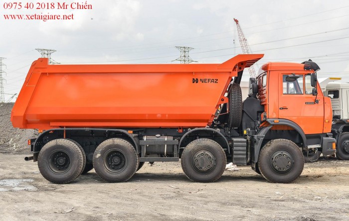 Xe Ben Kamaz 6540 (8x4) Thùng 15 Giá Rẻ Nhất Thị Trừơng