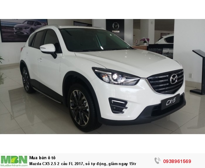 Mazda CX5 2.5 2 cầu FL 2017, số tự động, giảm ngay 15tr