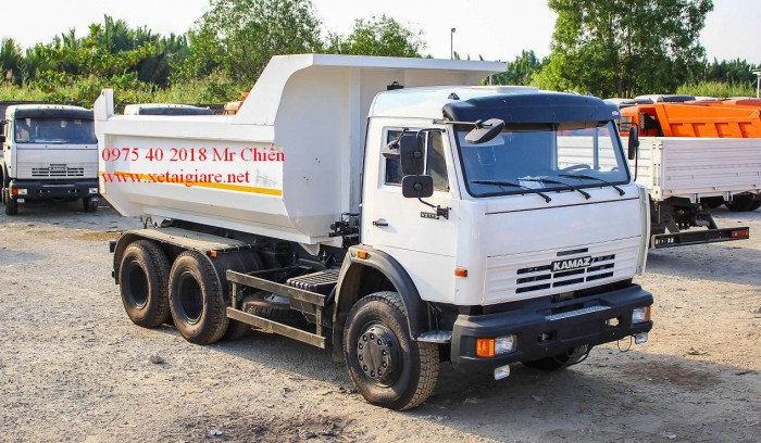 Xe Ben Kamaz 65115 (6x4) Thùng Oval 10  Khối Giá Rẻ Nhất Thị Trừơng