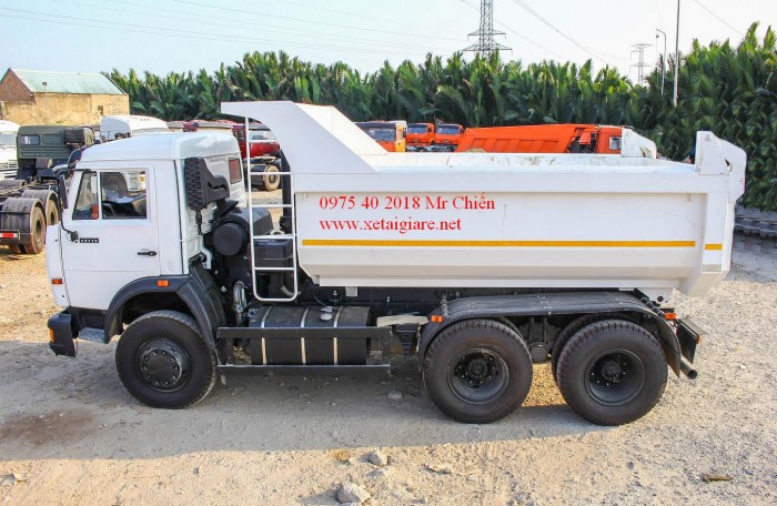 Xe Ben Kamaz 65115 (6x4) Thùng Oval 10  Khối Giá Rẻ Nhất Thị Trừơng