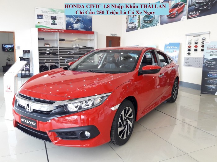 Honda Civic 1.8 Nhập Khẩu Nguyên Chiếc Từ Thái Lan