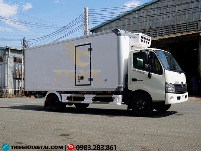 Bán xe tải HINO 3T5 đông lạnh|xe tải 3T5 đông lạnh,hỗ trợ trả góp-chỉ cần 130Tr nhận xe ngay.