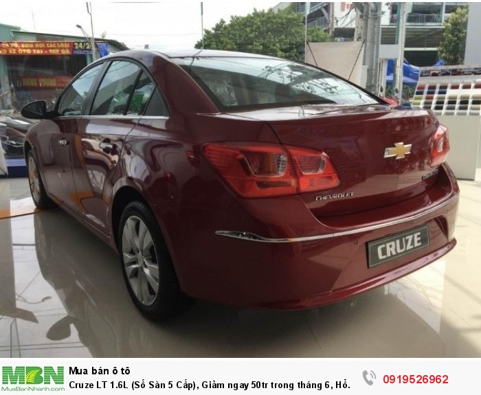 Cruze LT 1.6L (Số Sàn 5 Cấp), Giảm ngay 50tr trong tháng 7, Hổ trợ góp lãi suất thấp chỉ 180 lăn bánh tận nhà.