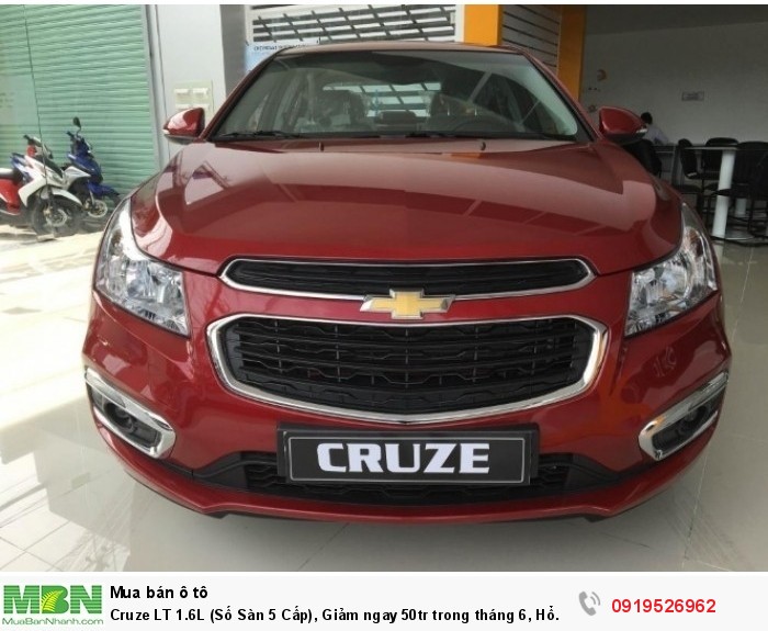 Cruze LT 1.6L (Số Sàn 5 Cấp), Giảm ngay 50tr trong tháng 7, Hổ trợ góp lãi suất thấp chỉ 180 lăn bánh tận nhà.