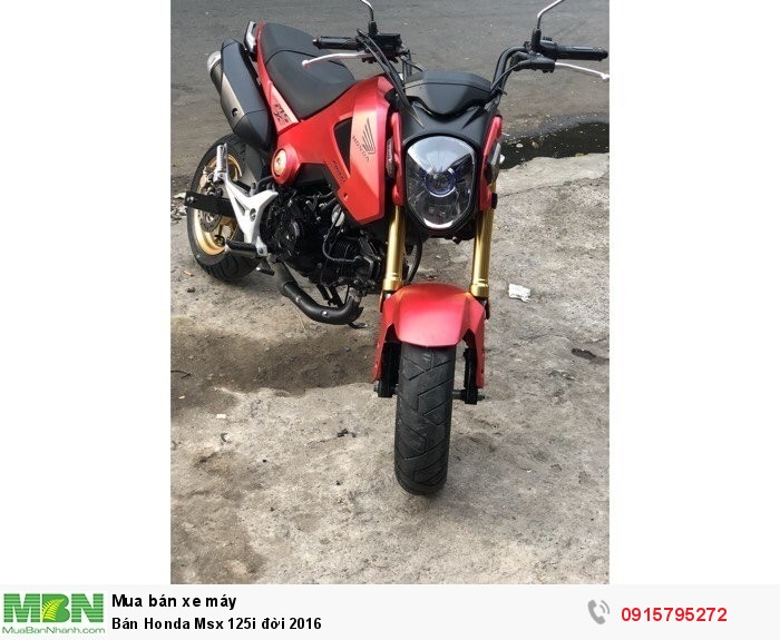 Bán Honda Msx 125i đời 2016