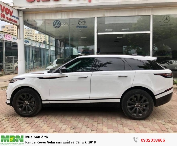 Range Rover Velar sản xuất và đăng kí 2018