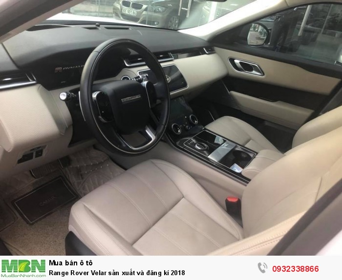 Range Rover Velar sản xuất và đăng kí 2018
