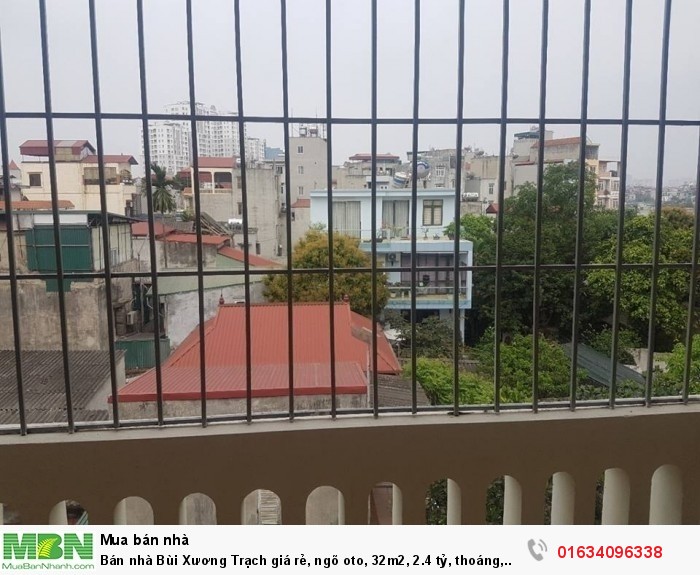 Bán nhà Bùi Xương Trạch giá rẻ, ngõ oto, 32m2, thoáng, yên tĩnh