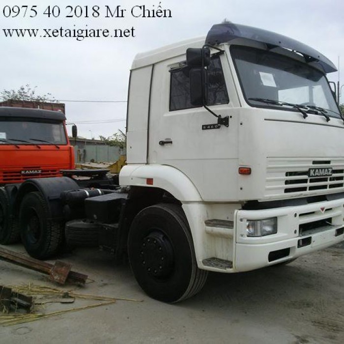 Xe Đầu Kéo Kamaz 6460 (6x4) Sức Kéo Theo Thiết Kế 52 Tấn Giá Rẻ.