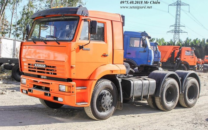 Xe Đầu Kéo Kamaz 65116(6x4) Sức Kéo 38 Tấn Giá Rẻ Nhất Thị Trường