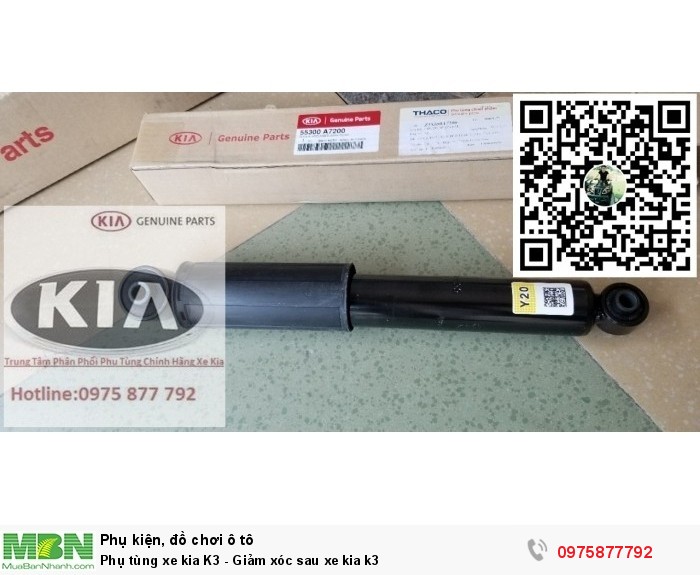 Phụ tùng xe kia K3 - Giảm xóc sau xe kia k3