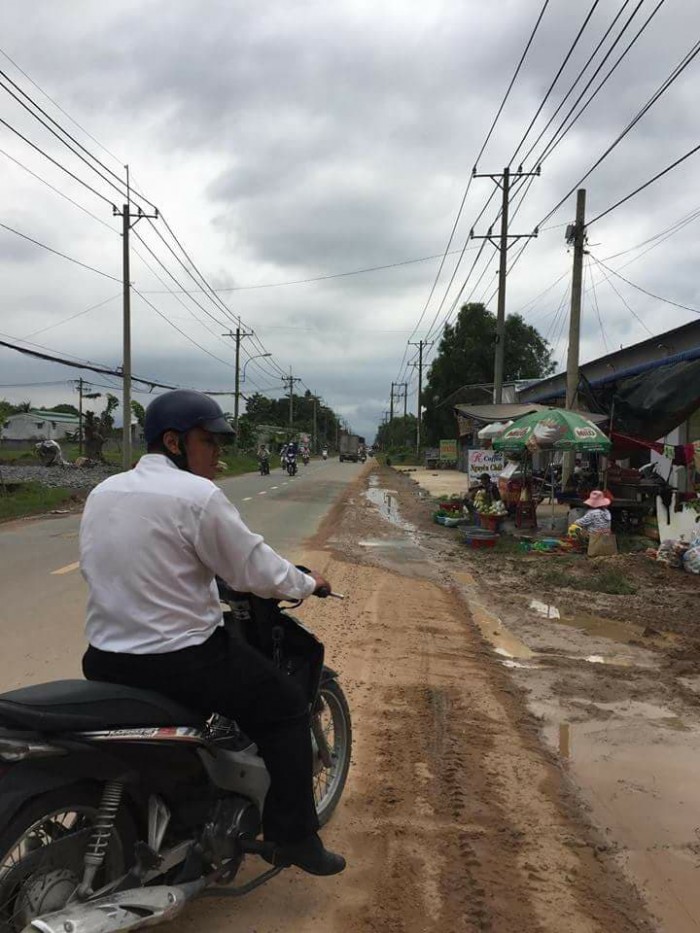 Bán đất thổ cư mặt tiền đường nhựa 8m gần lê văn khương, hiệp thành quận 12