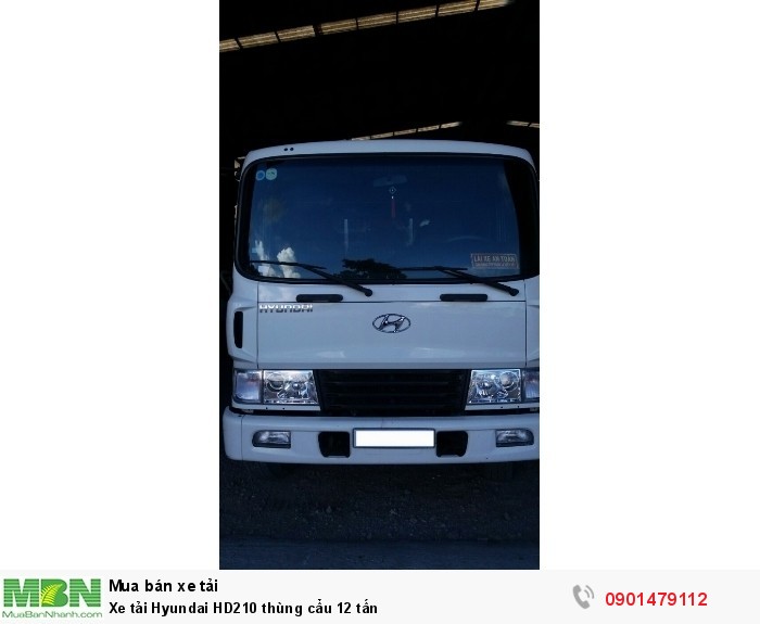 Xe tải Hyundai HD210 thùng cẩu 12 tấn