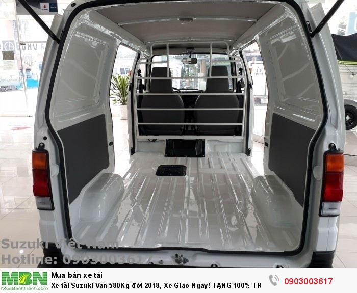 Xe tải Suzuki Van 580Kg đời 2018, Xe Giao Ngay! TẶNG 100% TRƯỚC BẠ
